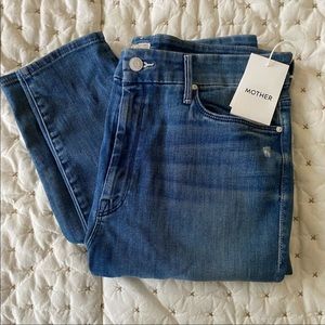 MOTHER Looker Graffiti Girl sz 34 NWT